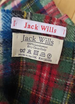 Шерстяной шарф в клетку jack wills3 фото