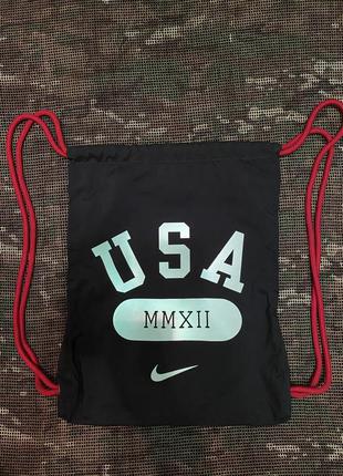 Сумка рюкзак nike usa mmxii, reflective logo, оригінал3 фото