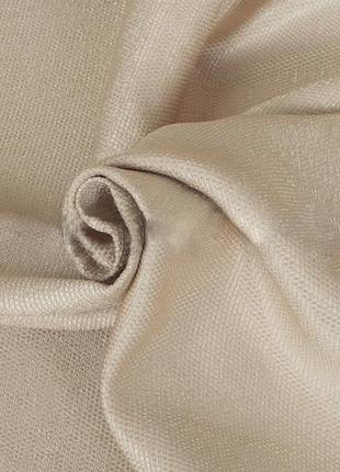 Порт'єрна тканина для штор канвас (мікровелюр) кольору капучіно