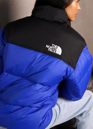 Пуховик the north face 1996 nuptse jacket blue3 фото