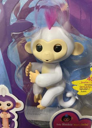 Интерактивная обезьянка fingerlings monkey! новье
