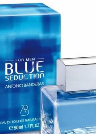 Туалетная вода для мужчин antonio banderas blue seduction for men 100 ml