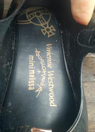 Брендовые дизайнерские туфли на девочку в садик на новый год vivienne westwood for mini melissa2 фото