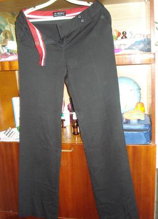 Черные классические брюки3 фото