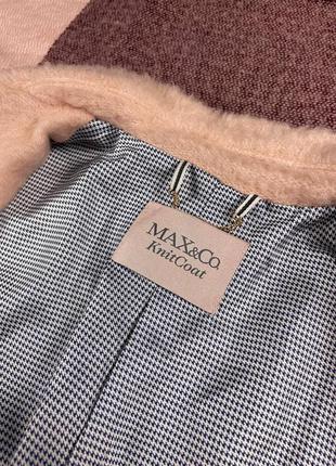 Женское пальто с коротким рукавом max & co knit coat6 фото