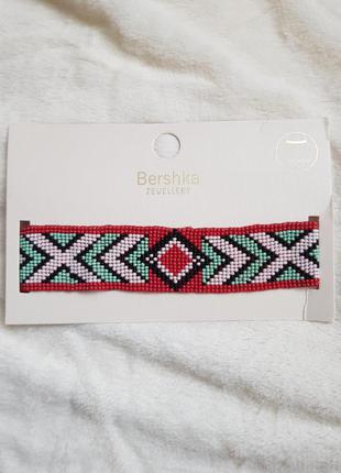 Чокер кольоровий бісер