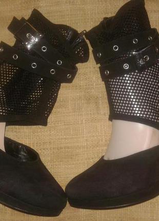 40р-26.5 нові navyboot made in italy замша