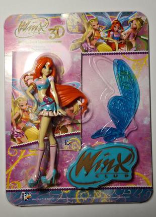 Коллекционная фигурка кукла winx club 3d bloom believix блум винкс волшебное приключение крылья4 фото