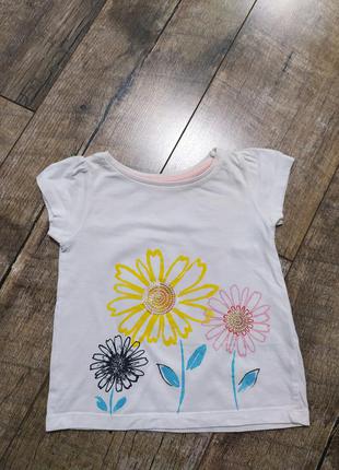 Футболка девочке, р. 80-86, 12-18мес.