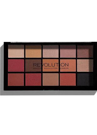 Палетка теней makeup revolution - reloaded eyeshadow palette  -hypnotic,  iconic vitality6 фото