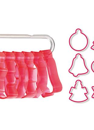 Формочки для печенья адвентний календарь tescoma delicia, 6 шт арт. 630914