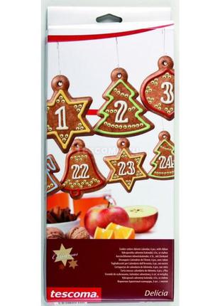 Формочки для печенья адвентний календарь tescoma delicia, 6 шт арт. 6309143 фото