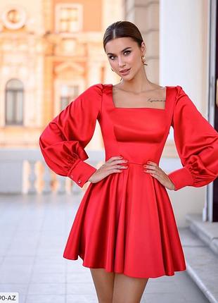 Платье королевский атлас