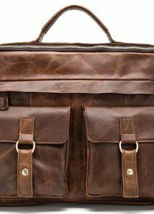 Сумка мужская vintage кожаная 14611