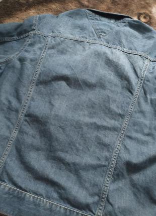 Tommy hilfiger мужская джинсовая куртка.4 фото