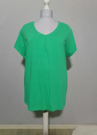 Зелёная футболка , р. 30-32, cotton
