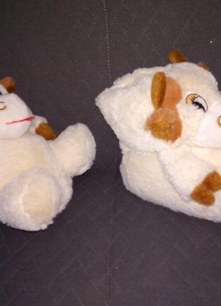 Плюшевые тапочки-игрушки 2