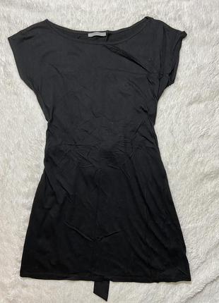 Чёрное коктельное платье1 фото