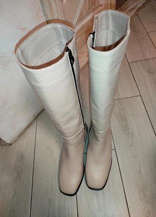 Продам сапогы италянская кожа