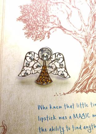 Винтажная брошь - пин ангел