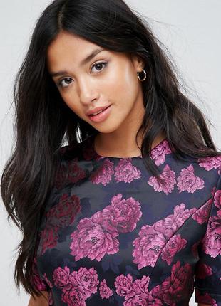 Платье asos из жаккардовой ткани (uk 12)3 фото