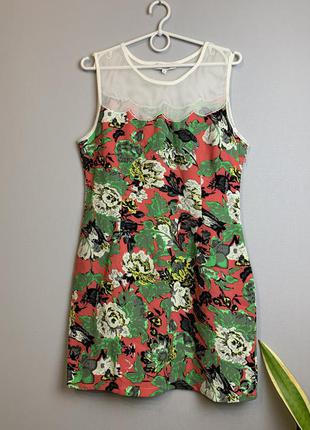 Шикарное платье французского брэнда с верхом сеткой