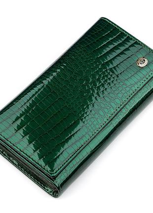 Гаманець жіночий st leather 18428 (s8001a) зручний зелений