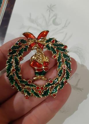 Винтажная брошь сша
