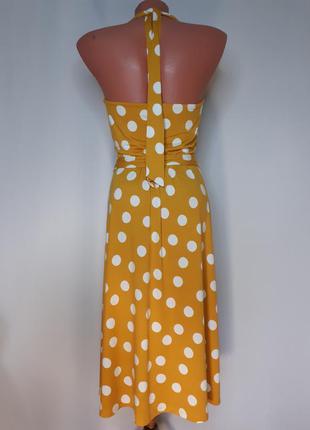 Солнечное платье из джерси tess с завязками на шее boden (размер 34-36)2 фото