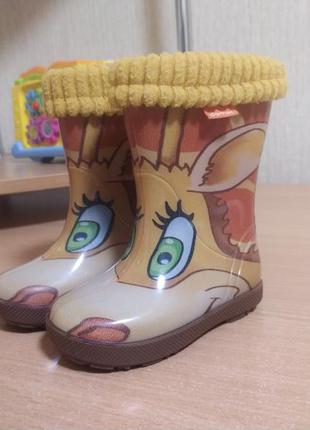 Резиновые сапоги demar 20-21 р.