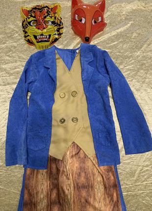 Карнавальний костюм містер фокс лис на 7-8 років2 фото