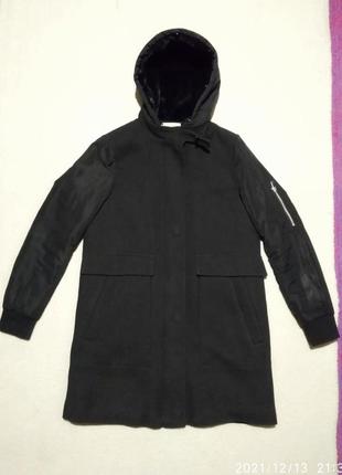 Куртка zara весна-осінь чорна розмір s