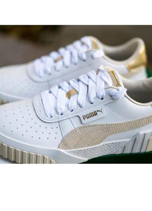 Кроссовки женские puma cali soft glow 375046 01 кожа2 фото