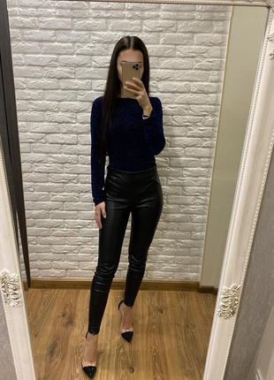 Боди люрекс м zara5 фото