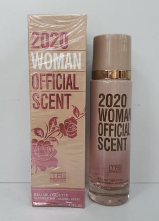 Tri fragrances 2020 woman official scent парфюмированная туалетная вода женские духи аромат розы и мускуса парфюм в подарок девушке