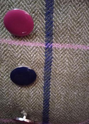 Вовняна спідниця бренд megan tweed button skirt3 фото