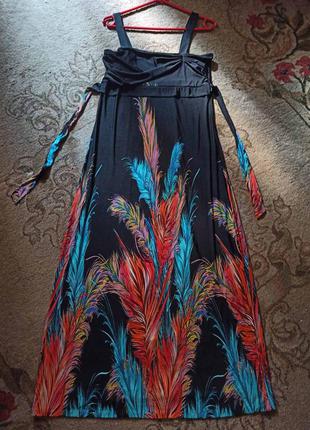 Трикотажное платье-сарафан kian, большой размер ,англия10 фото