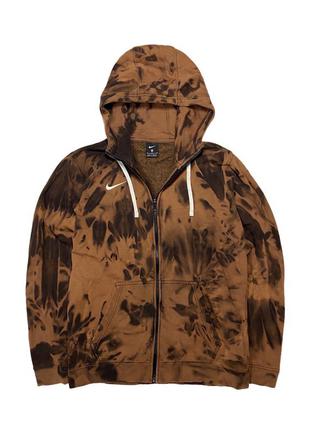 Nike винтажный tie-dye худи на молнии