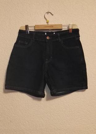 Шорты джинсовые темно-синие летние женские,размер евро 8(36) 42-44размер