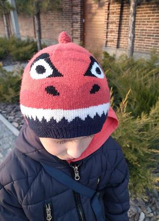 Детская зимння шапка