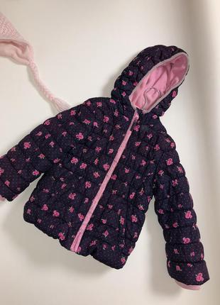 Куртка на дівчинку демі тепла зима