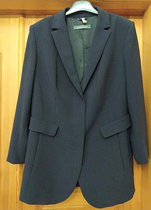 Піджак, marina rinaldi, італія, темно синій