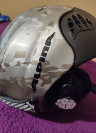 Защитный шлем для катания на сноуборде, лыжах, alpina, германия4 фото