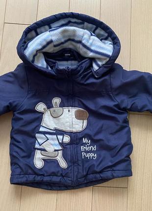 Зручна демосезонна курточка, 6міс. -2 роки. польща