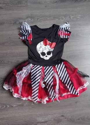 Карнавальна сукня в стилі монстер хай 11-12 років хеллоуїн продаж код 11ш