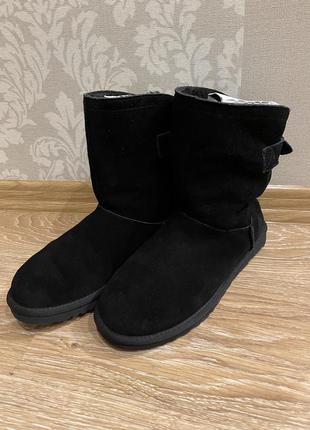 Женские замшевые угги ugg original remora, 26см.7 фото