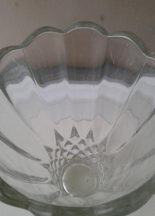Винтажная хрустальная ваза для цветов ссср нюанс