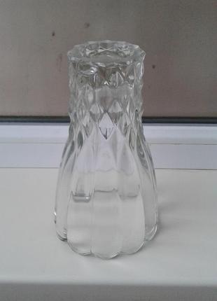 Винтажная хрустальная ваза для цветов ссср нюанс