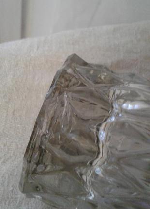 Винтажная хрустальная ваза для цветов ссср нюанс