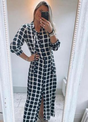 Легке молодіжне плаття з віскози zara